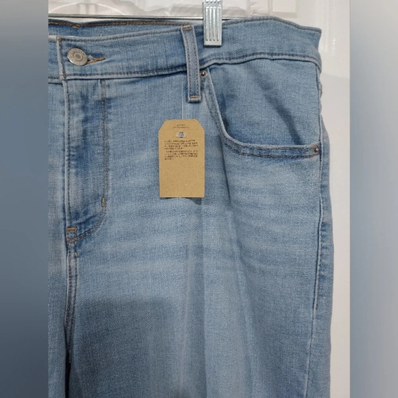 NWT Levi's Light Wash 721 High Rise Skinny Jeans in Size 16 W Wide S Short - Picture 6 of 15